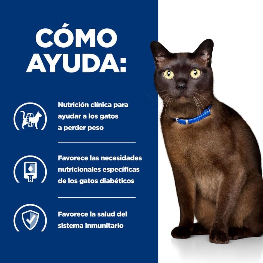 12 sobres x 85 g Hill's Prescription Diet Diabetes Care m/d Pollo Sobre en Salsa para gatos, , large indicador imagen numero 4